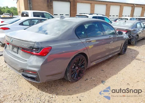 2020 BMW 740I z USA, uszkodzony, nr VIN WBA7T2C0XLGF96842